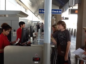 Exhanging boarding pass info for 'real' ticket