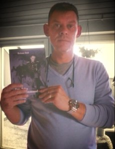 Rainer with his book - October 2013.  
