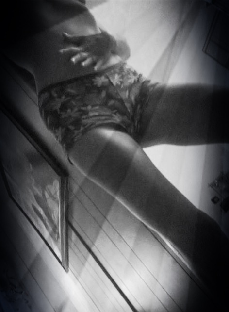 My legs and tummy.  Jim caught the perfect angle.  And again, I had to tell myself to chill - it's not Xrated.