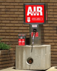 gas station air pump