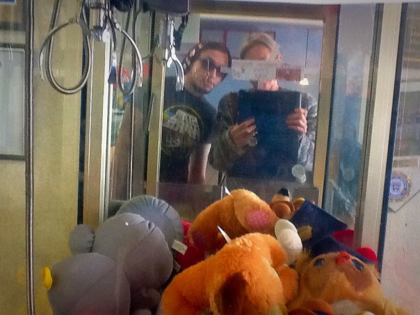 Me and Nic, and what the heck is up with that owl???